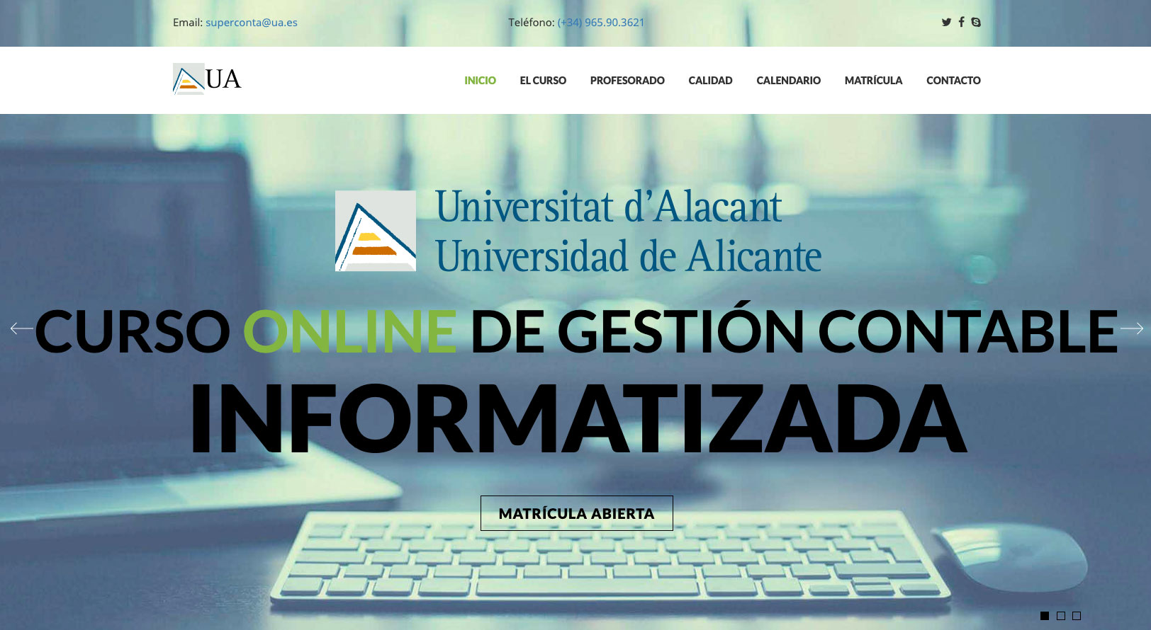 Curso de Gestión Contable Informatizada ONLINE. 20 Horas