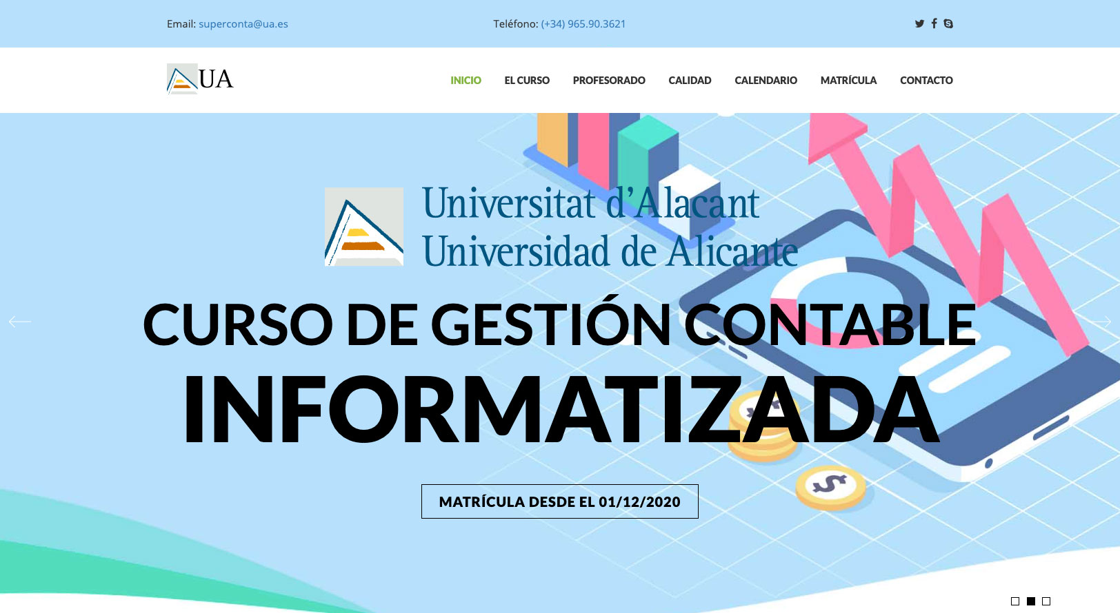 Curso de Gestión Contable Informatizada SEMIPRESENCIAL. 20 Horas